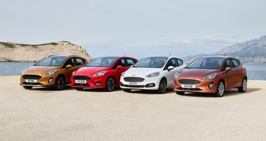 全新Ford Fiesta外观造型发布，分四等级，马丁头延续。 14927