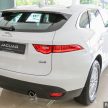 Jaguar F-Pace 本地面市，双等级上路价格从RM600k起。