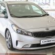 小改款 Kia Cerato 规格配备确认，价格维持从RM91k起。