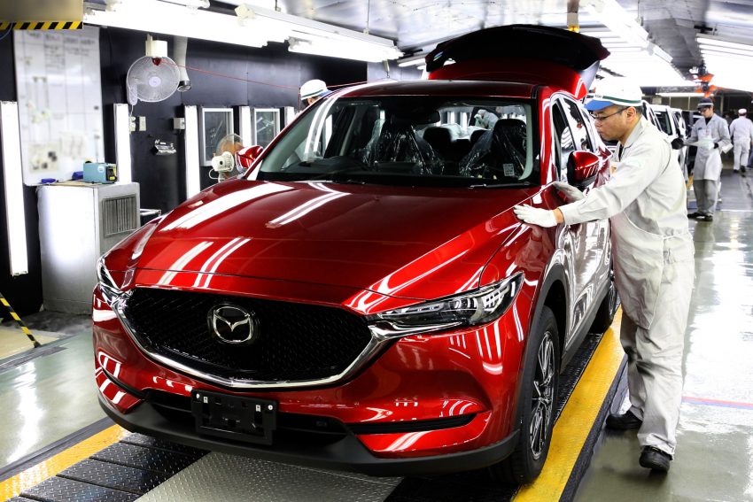 第二代 Mazda CX-5 日本动工开始生产，明年2月上市。 15010