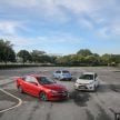 Proton Perdana、Persona、Saga 三大新车合体图集。