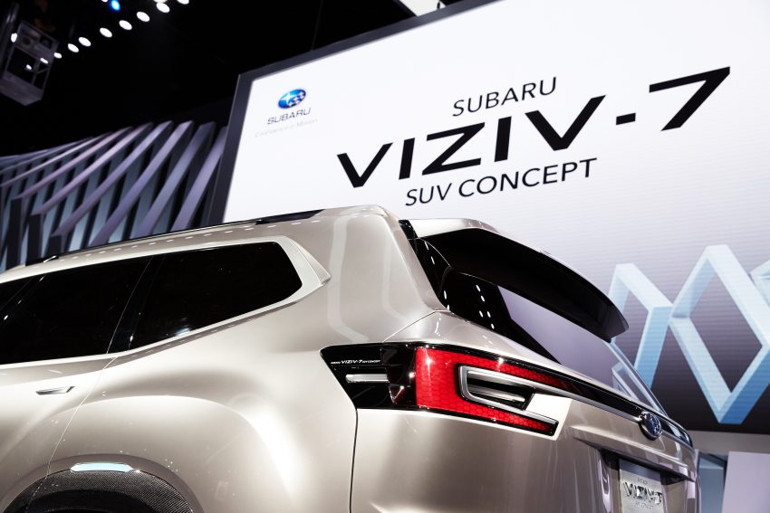 Subaru Viziv 概念车发布，全新七人座SUV，2018量产。 14155
