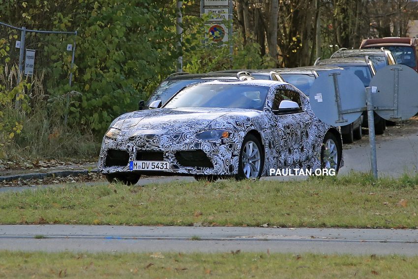 新一代牛魔王 Toyota Supra 欧洲谍照曝光，明年发布。 14768