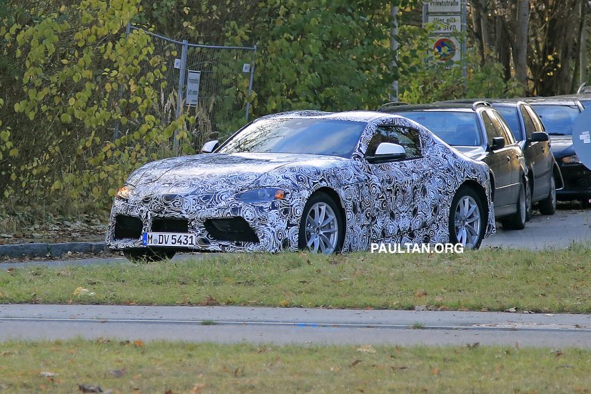新一代牛魔王 Toyota Supra 欧洲谍照曝光，明年发布。 14769
