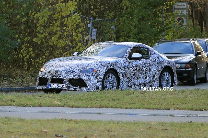 新一代牛魔王 Toyota Supra 欧洲谍照曝光，明年发布。 14770