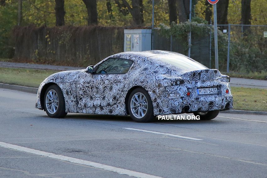 新一代牛魔王 Toyota Supra 欧洲谍照曝光，明年发布。 14774