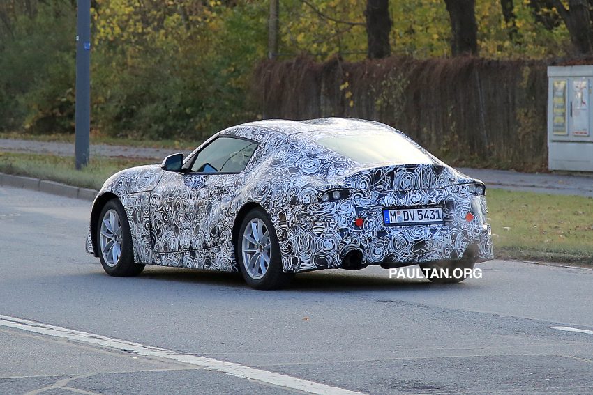 新一代牛魔王 Toyota Supra 欧洲谍照曝光，明年发布。 14775