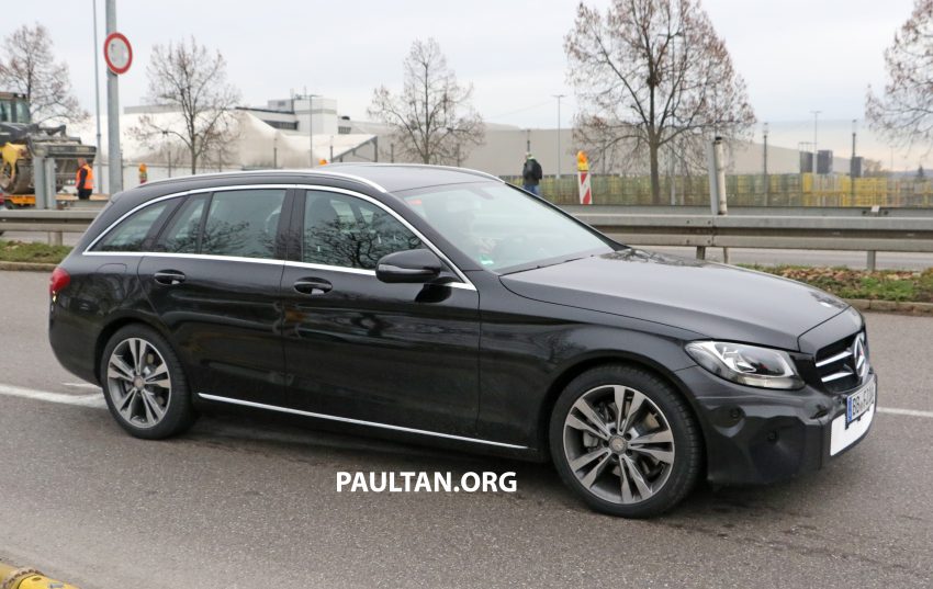小改款 Mercedes-Benz C-Class ，欧洲捕获公路测试照。 14786