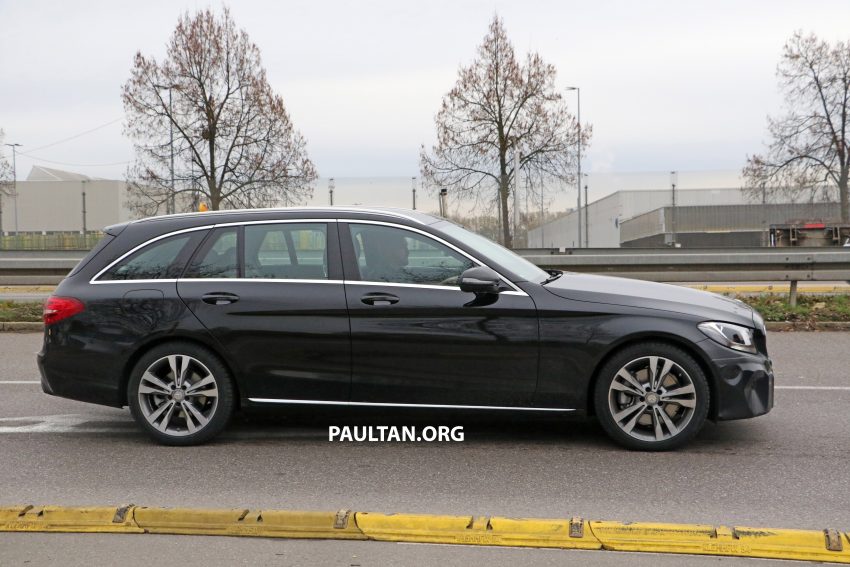 小改款 Mercedes-Benz C-Class ，欧洲捕获公路测试照。 14787