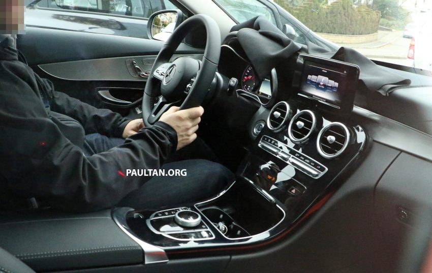 小改款 Mercedes-Benz C-Class ，欧洲捕获公路测试照。 14789