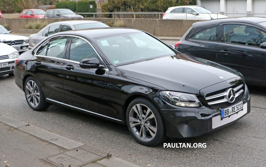 小改款 Mercedes-Benz C-Class ，欧洲捕获公路测试照。 14792