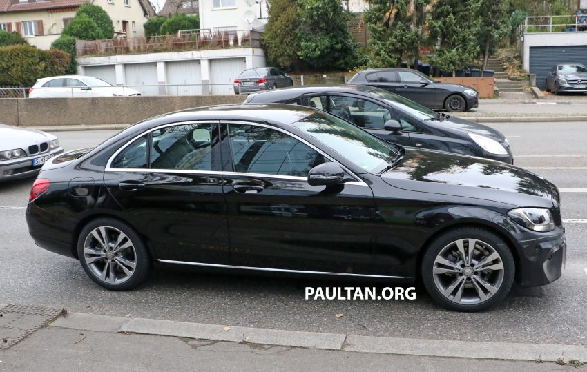 小改款 Mercedes-Benz C-Class ，欧洲捕获公路测试照。 14793
