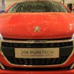 小改 Peugeot 208 和 2008，槟城Queensbay Mall预览。