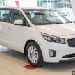 全新 Kia Grand Carnival 本地规格配备与售价确认，分两个等级，统一搭载 2.2 CRDi 柴油引擎，价格RM154k起！