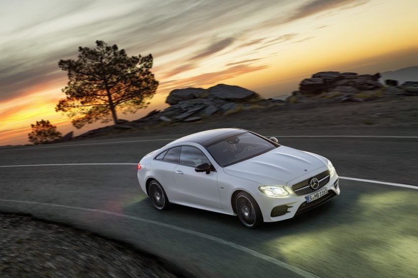 Mercedes-Benz E-Class Coupe ，帅气外表更强动力。 16039