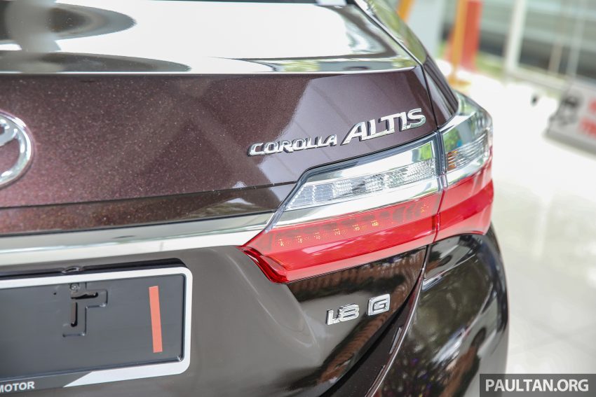 小改款 Toyota Corolla Altis 上市，新车价格保持不变！ 15844