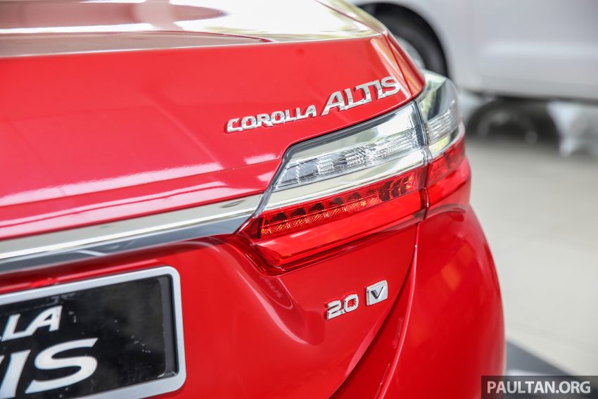 小改款 Toyota Corolla Altis 上市，新车价格保持不变！ 15886