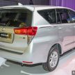 全新 Toyota Innova 本地上市，三等级售价从RM105k起。