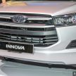 全新 Toyota Innova 本地上市，三等级售价从RM105k起。