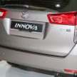 新车图集：Toyota Innova 2.0G 新车预览，明日上市。