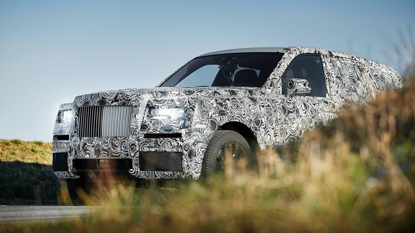 Rolls-Royce 首款 SUV Cullinan 曝光，预计2018年面世。 15258