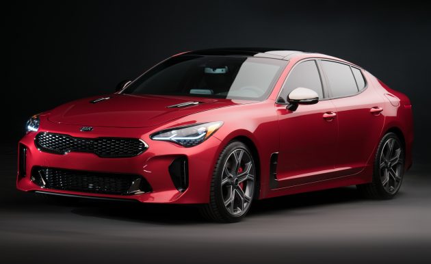 Kia Stinger 全球首演, Kia 首款四门轿跑, 搭载涡轮引擎！