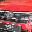 Perodua Axia 小改款正式发布，外型小幅修饰、新引擎＋引擎启动按钮和全车系鱼眼头灯，价格小涨从RM25k起。