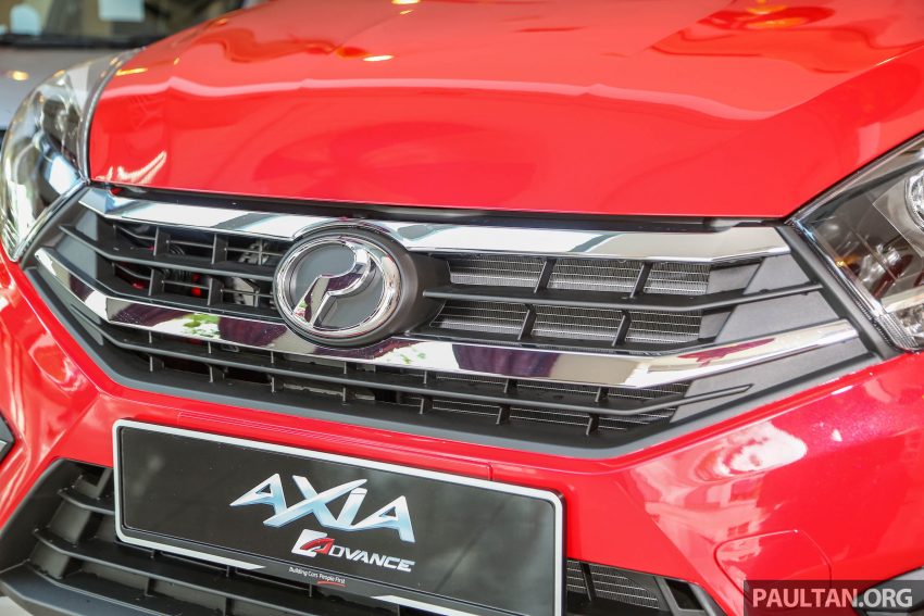 小改款 Perodua Axia 实车曝光，展销室即日起可供赏车。 18053