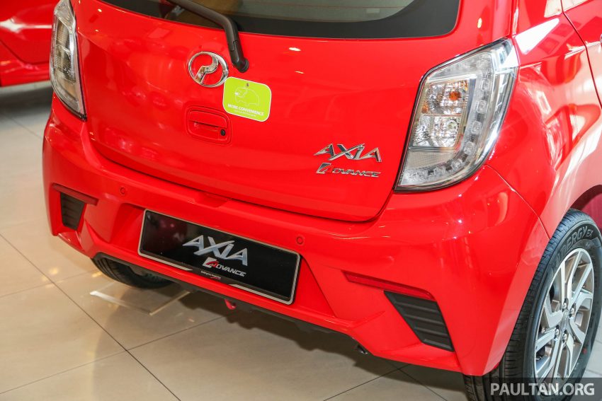小改款 Perodua Axia 实车曝光，展销室即日起可供赏车。 18060