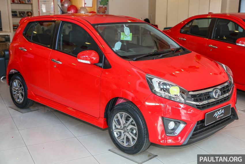 小改款 Perodua Axia 实车曝光，展销室即日起可供赏车。 18045