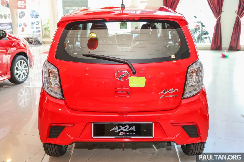 小改款 Perodua Axia 实车曝光，展销室即日起可供赏车。 18049