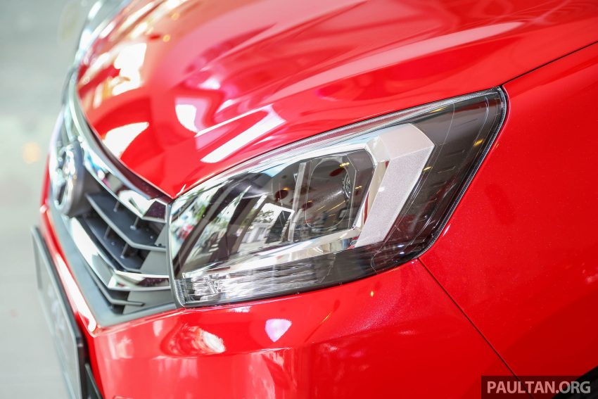 小改款 Perodua Axia 实车曝光，展销室即日起可供赏车。 18052
