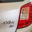 小改款 Perodua Axia 实车曝光，展销室即日起可供赏车。