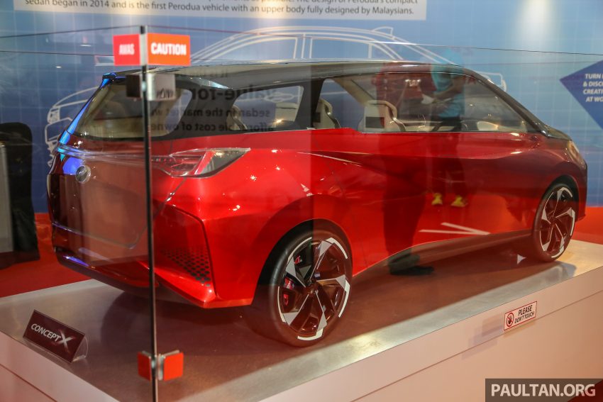 秀出自家设计实力，Perodua 展示Concept X 概念车型。 18384