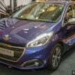 小改款 Peugeot 208 与 2008 本地上市，改搭 1.2 升涡轮引擎与六速自排，外型细微变化，价格 RM90k 与 RM110k。