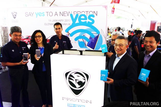 Proton 与 Yes 合作推出升级版免费上网配套，每月16gb！