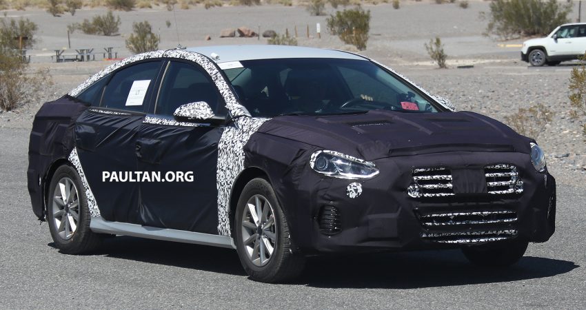 小改款 Hyundai Sonata 草稿图，更多棱角更前卫动感。 20833