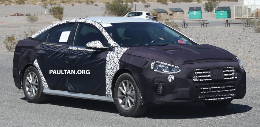小改款 Hyundai Sonata 草稿图，更多棱角更前卫动感。 20834