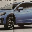 日媒刊登实车照，全新 Subaru XV 下月日内瓦车展发布。