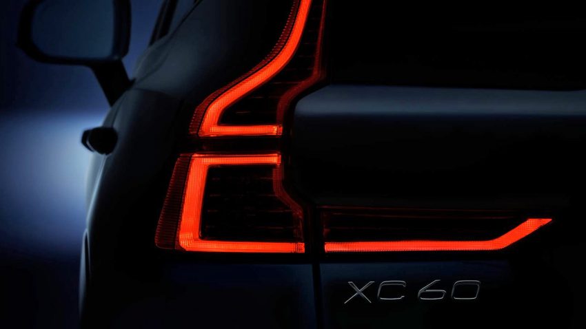 原厂再发布全新 Volvo XC60 预告图，双层式LED尾灯组。 20778