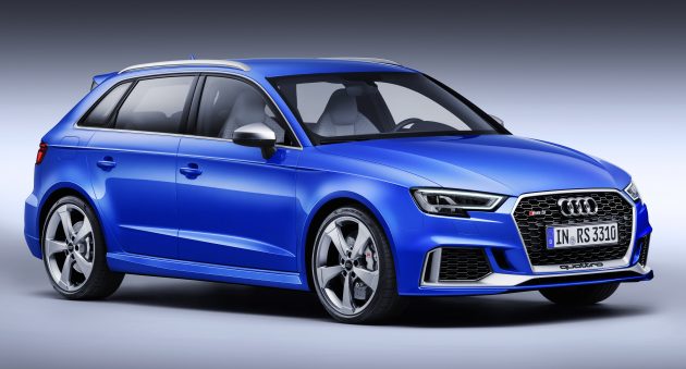 原厂发布 Audi RS3 Hatchback ，下月日内瓦实车首秀！