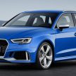 原厂发布 Audi RS3 Hatchback ，下月日内瓦实车首秀！