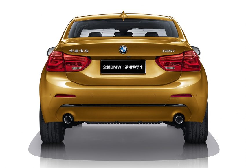 BMW 1 Series Sedan 中国上市，全车系使用前轮驱动。 20785