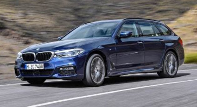 BMW 5 Series Touring 旅行车，下个月日内瓦车展发布。