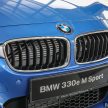 新车图集：BMW 330e M Sport，极富战斗气息的外型！