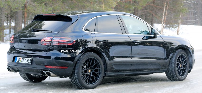 小改款 Porsche Macan 雪地测试谍照曝光，即将发布。 19203