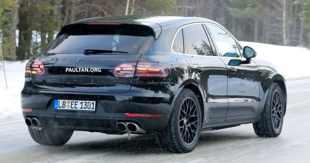 小改款 Porsche Macan 雪地测试谍照曝光，即将发布。