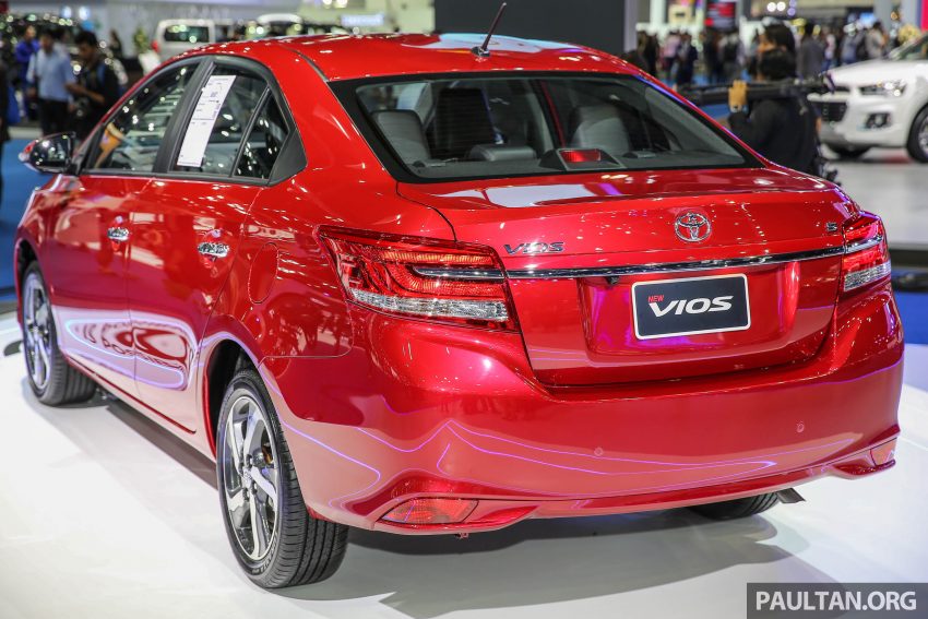 曼谷车展：泰国小改款 Toyota Vios 新车实拍照。 23539