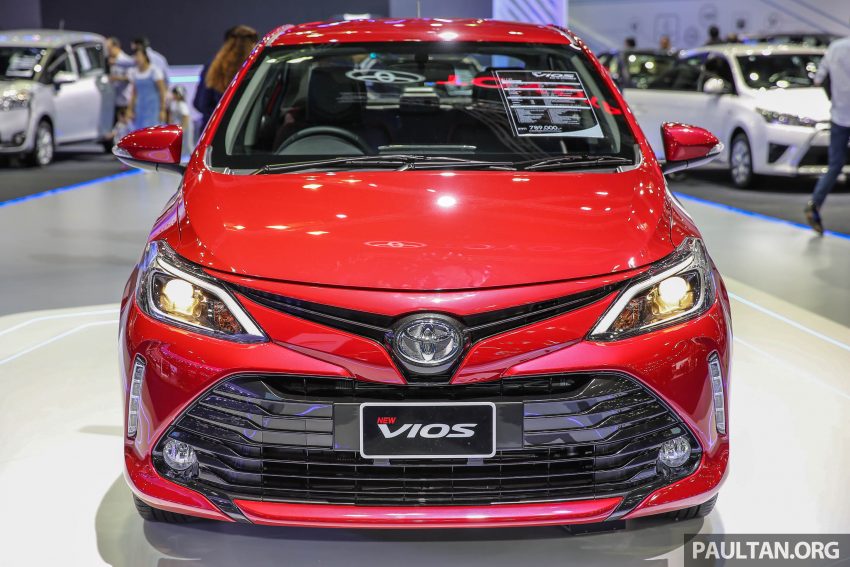 曼谷车展：泰国小改款 Toyota Vios 新车实拍照。 23540