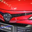 曼谷车展：泰国小改款 Toyota Vios 新车实拍照。